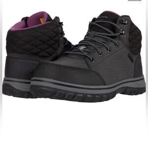 SKECHERS Women’s Work McColl Comp Toe Work Boot. Waterproof. Black. Size 8.5